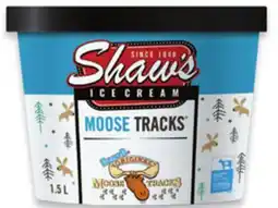 Walmart Shaw's Ice Cream Tubs offer