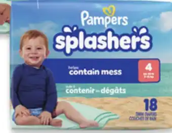 Walmart Pampers Jumbo Splashers Swim Pants offer