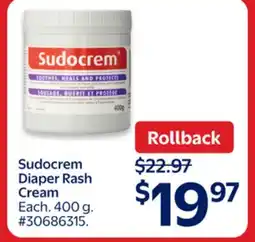 Walmart Sudocrem Diaper Rash Cream offer