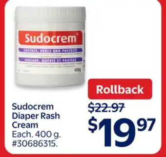 Walmart Sudocrem Diaper Rash Cream offer