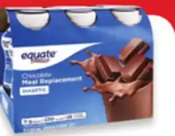 Walmart Equate Regular, High Protein or Diabetic Nutritional Liquid offer