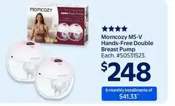 Walmart Momcozy M5-V Hands-Free Double Breast Pump offer