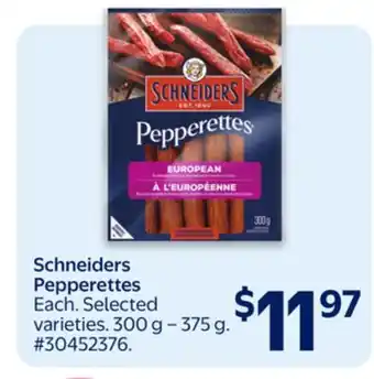 Walmart Schneiders Pepperettes offer