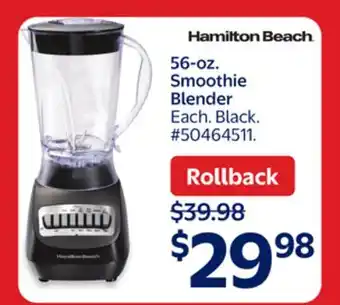 Walmart 56-oz. Smoothie Blender offer