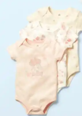 Walmart Layette Organic Bodysuits 3-Pack offer