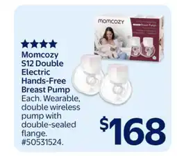 Walmart Momcozy S12 Double Electric Hands-Free Breast Pump offer