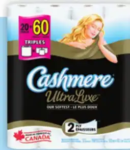 Walmart Cashmere UltraLuxe 20=60, 198 Sheets per Roll offer