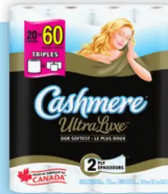 Walmart Cashmere UltraLuxe 20=60, 198 Sheets per Roll offer