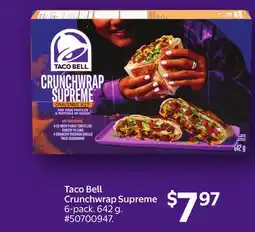 Walmart Taco Bell Crunchwrap Supreme offer