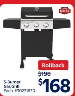 Walmart 3-Burner Gas Grill offer