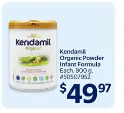 Walmart Kendamil Organic Powder Infant Formula offer