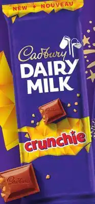 Walmart CADBURY DAIRY MILK Crunchie Bars offer