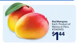 Walmart Red Mangoes offer