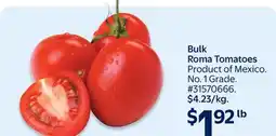 Walmart Bulk Roma Tomatoes offer