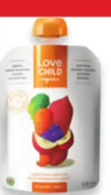 Walmart Love Child Organics Purees offer
