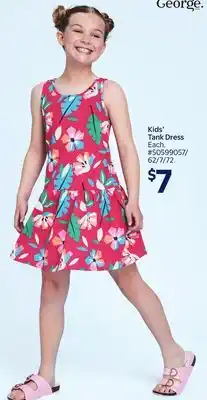 Walmart Kids' Tank Dress offer
