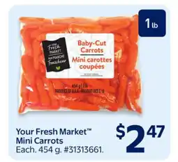 Walmart Your Fresh Market Mini Carrots offer