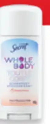 Walmart Secret Body Deodorant offer
