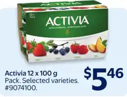 Walmart Activia 12 x 100 g offer
