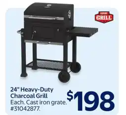 Walmart 24 Heavy-Duty Charcoal Grill offer