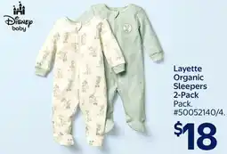 Walmart Organic Sleepers 2-pack offer