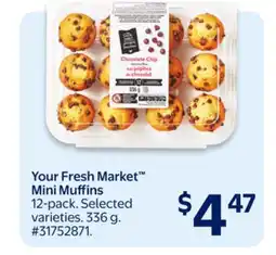 Walmart Your Fresh Market Mini Muffins offer