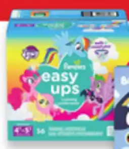 Walmart Pampers Easy Up Superpack Training Pants offer