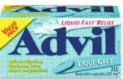 Walmart Advil Liqui-Gels offer