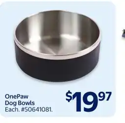Walmart OnePaw Dog Bowls offer