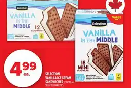 Metro SELECTION VANILLA ICE CREAM SANDWICHES offer