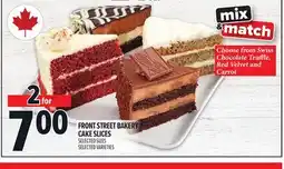 Metro FRONT STREET BAKERY CAKE SLICES offer