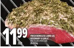 Metro FRESH BONELESS LAMB LEG ROSEMARY & GARLIC offer