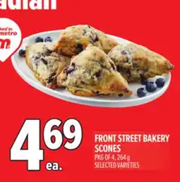 Metro FRONT STREET BAKERY SCONES offer