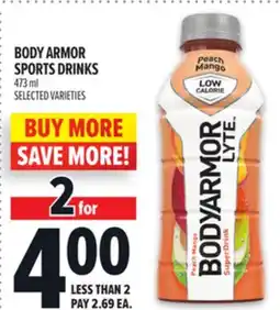 Metro BODY ARMOR SPORTS DRINKS offer