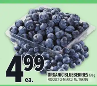 Metro ORGANIC BLUEBERRIES offer