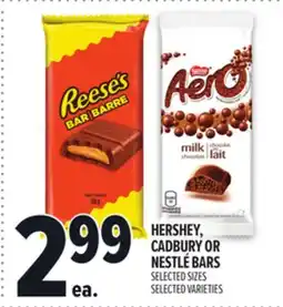 Metro HERSHEY, CADBURY OR NESTLÉ BARS offer