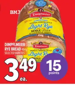 Metro DIMPFLMEIER RYE BREAD offer