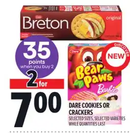 Metro DARE COOKIES OR CRACKERS offer