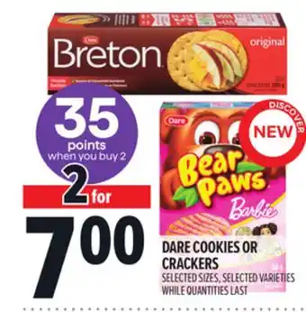 Metro DARE COOKIES OR CRACKERS offer
