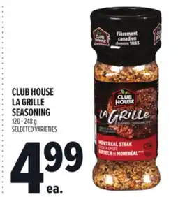 Metro CLUB HOUSE LA GRILLE SEASONING offer