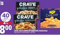 Metro CRAVE, KRAFT DINNER OR SMARTONES FROZEN MEAL offer