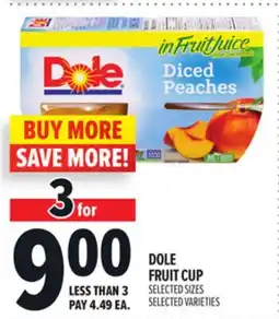 Metro DOLE FRUIT CUP offer
