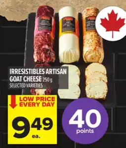 Metro IRRESISTIBLES ARTISAN GOAT CHEESE offer