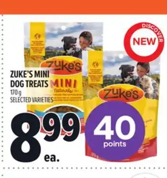 Metro ZUKE'S MINI DOG TREATS offer