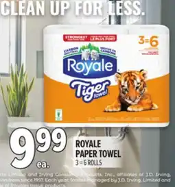 Metro ROYALE PAPER TOWEL offer