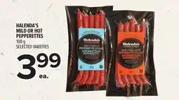 Metro HALENDA'S MILD OR HOT PEPPERETTES offer