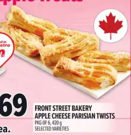 Metro FRONT STREET BAKERY APPLE CHEESE PARISIAN TWISTS offer