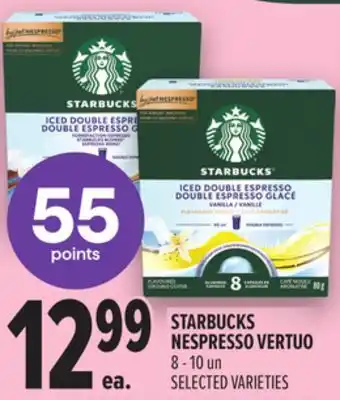 Metro STARBUCKS NESPRESSO VERTUO offer