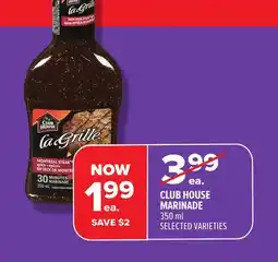Metro CLUB HOUSE MARINADE offer