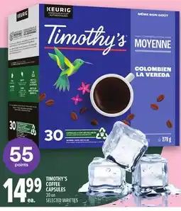 Metro TIMOTHY'S COFFEE CAPSULES offer